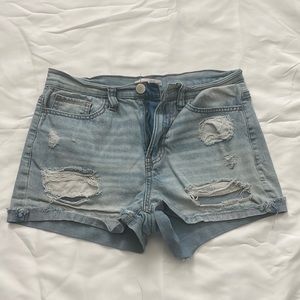 Blue jeans shorts
